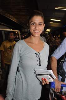 Shilpa Agnihotri was at Mumbai Airport leaving for SAIFTA