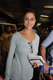 Shilpa Agnihotri was at Mumbai Airport leaving for SAIFTA