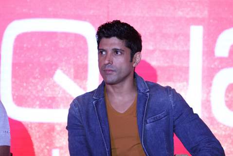 Farhan Akhtar at the launch of Intex Aqua i7