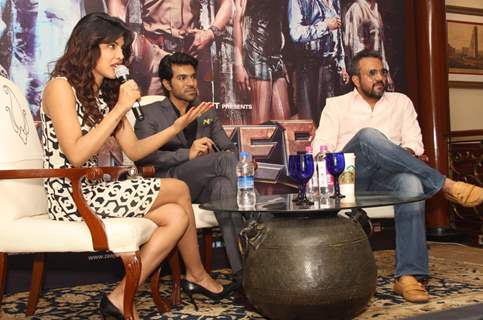 Priyanka Chopra speaks to the press at the Zanjeer - Press Meet in New Delhi