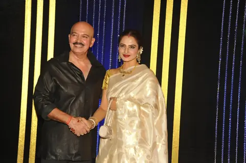 Rekha at Rakesh Roshan's 64th birthday bash