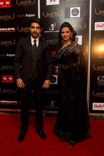 Gurmeet Choudhary and Kratika Sengar at the red carpet of SAIFTA