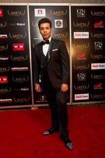 Karan Johar at the red carpet of SAIFTA