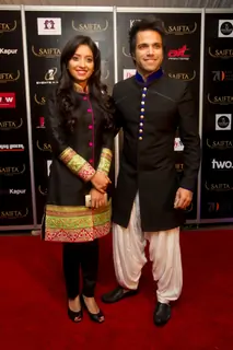Rithivik Dhanjani and Asha Negi at Red Carpet of SAIFTA