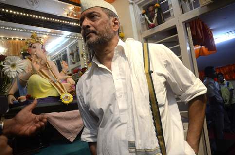 Nana Patekar at the Ganesh Chaturti celebrations