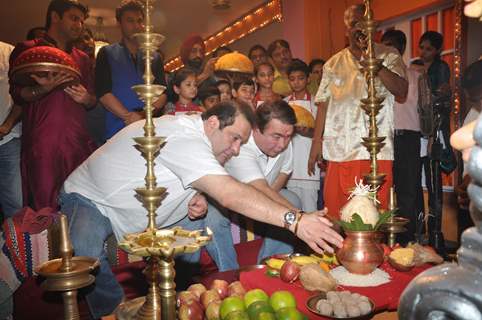 Randhir Kapoor and Rajiv Kapoor celebrate Ganesh Chaturti