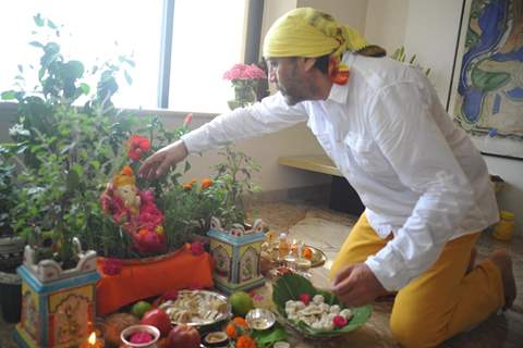 Jackie Shroff celebrates Ganesh Chaturti in a simple manner