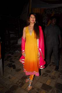 Sangeeta Bijlani was at Salman Khan's Ganpati Visarjan