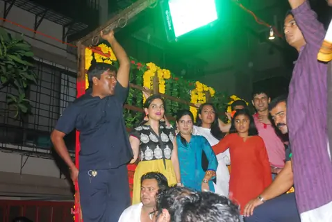 Salman Khan during Ganpati Visarjan