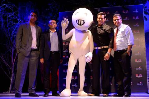 Salman Khan at the BIGG BOSS Season 7 Press Conference with the Vodafone Zoozo