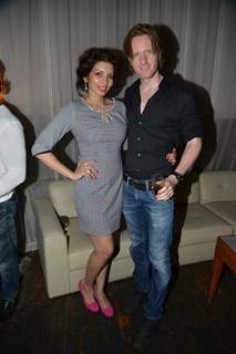 Shama Sikander was with Alex O Neil at Tulip Joshi's birthday bash