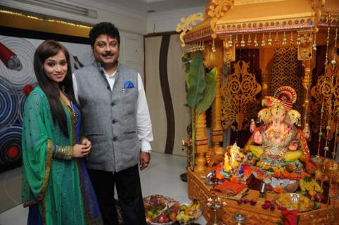 Bharti & Kapil Mehra's DagduShet Ganpati in Mumbai