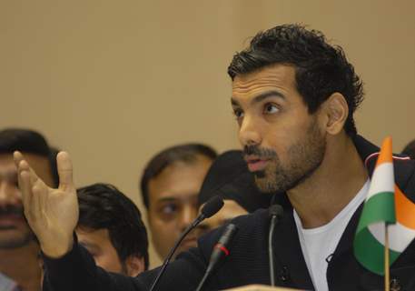 John Abraham at the Veer Bravery Award - a function organized by Anti Terrorist Front
