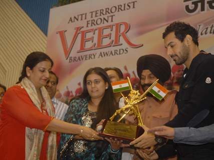 Veer Bravery Award - a function organized by Anti Terrorist Front