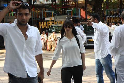 Lauren and Punit were at the prayer meet of Madhuri Dixit's father