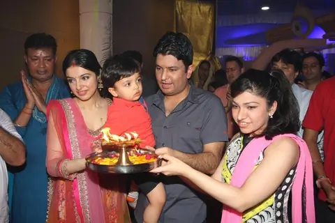 Bhushan Kumar at the Satynarayan Mahapooja at T-Series