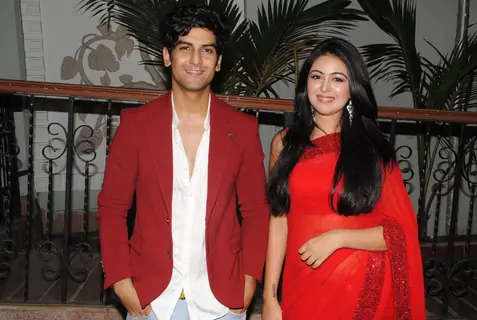 Arun Rana & Shafaq Naaz at the 'Mahabharat' Launch Party