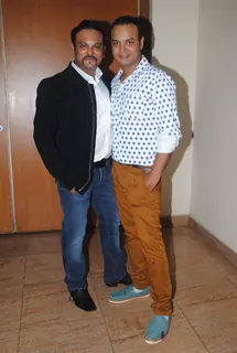 Producer Rahul Kumar Tewary and Siddharth Kumar Tewary at the 'Mahabharat' Launch Party