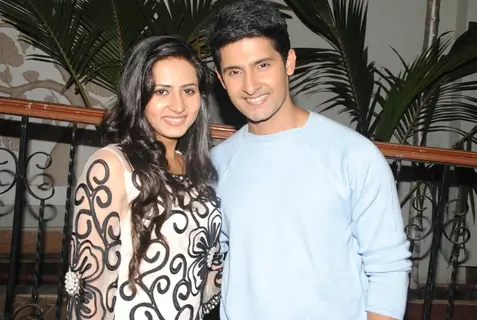 Sargun Mehta & Ravi Dubey at the 'Mahabharat' Launch Party