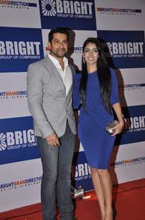 Aftab with a friend at Yogesh Lakhani's &quot;Bright&quot; Birthday Party