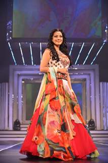 Juhi Chawla looked colorful at the event