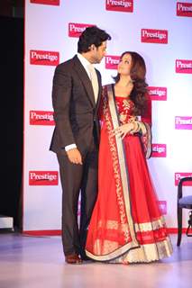 Aishwarya Rai Bachchan with Abhishek Bachchan at the event