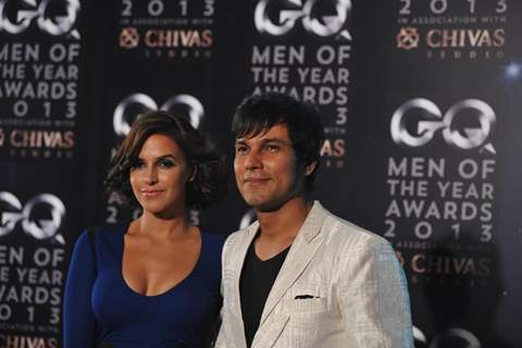 Neha Dhupia and Randeep Hooda were at the GQ Man of the Year Award 2013