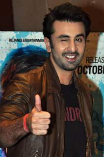 Ranbir Kapoor at a Press Conference to promote 'Besharam'