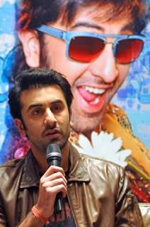 Ranbir Kapoor at a Press Conference to promote 'Besharam'