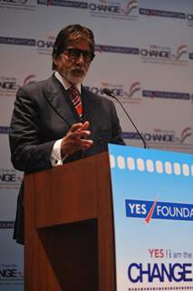 Amitabh Bachchan at the inauguration of 'Yes! I am the Change' Film Festival