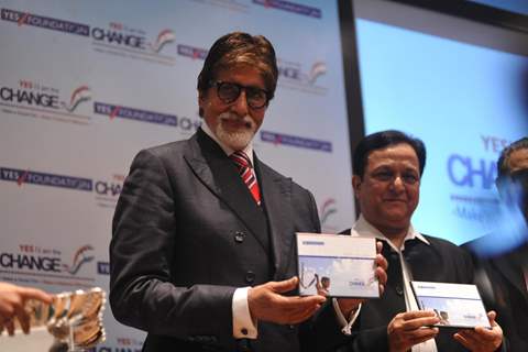 Amitabh Bachchan at the inauguration of 'Yes! I am the Change' Film Festival