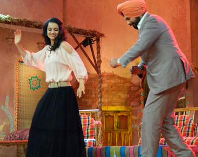 Kangana Ranaut promotes film 'Rajjo' on 'Comedy Nights With Kapil'