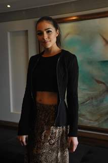 Olivia Culpo at her tour to promote social issues