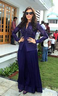 Neha Dhupia was at the inauguration of Galaxy Valley of Stars