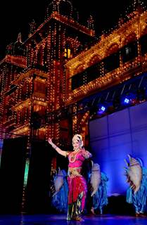 Hema Malini performs during the Dasara celebrations