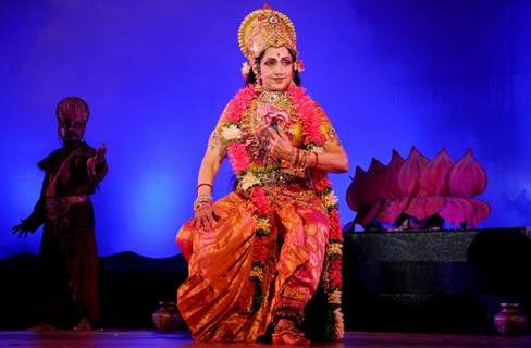 Hema Malini performs during the Dasara celebrations