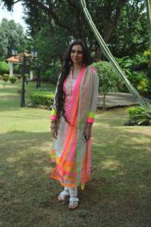 Sasha Agha at the mahurat of the film 'Desi Kattey'