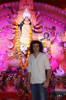 Imtiaz Ali at the Durga Pooja celebrations