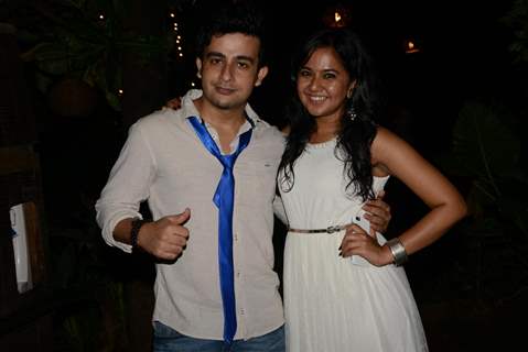 Akhlaque Khan and Roopal Tyagi at her Birthday Party