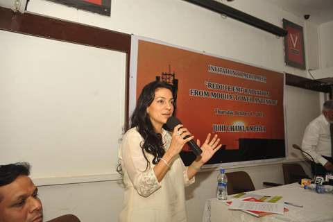 Juhi Chawla addresses press on ill effects of mobile radiation