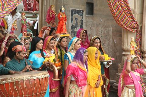 A still of Gangaur Pooja