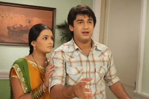 A still of Mohan and Bhakti