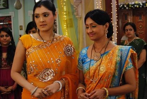 A still of Ambika and Avni