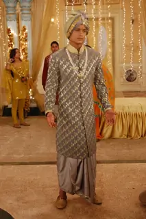 Raja Yudhishtir looking upset