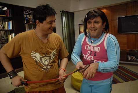 Still image of Kapil and Ali