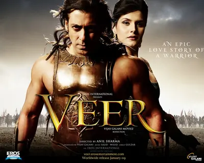 Poster of Veer movie with Salman and Lisa