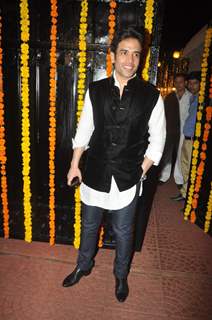 Tusshar Kapoor was seen at Ekta Kapoor's Grand Diwali Party
