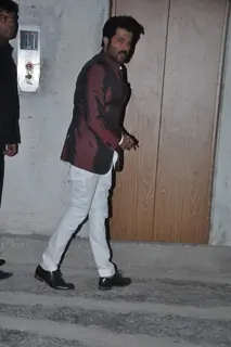 Anil Kapoor was seen coming in for Aamir Khan's Diwali Bash