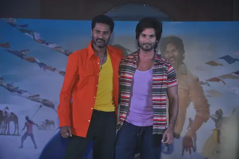 Prabhu Deva and Shahid Kapoor at R...Rajkumar - Music Launch