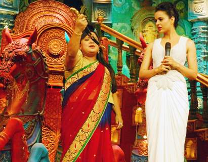 Kangana Ranaut promotes Rajjo on the sets of 'Comedy Circus Ke Mahabali'